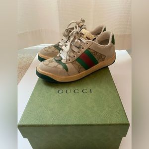 GUCCI Women’s Screener Leather Sneaker